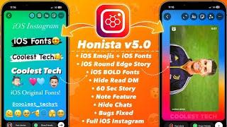 Honista v5.0 Tutorial  Full iOS Instagram On ANDROID  Emojis + Fonts + Round Edge on Android
