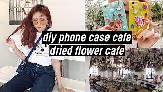 Phone Case DIY Cafe Aesthetic Flower Cafe in Hongdae & Shopping  DTV #25