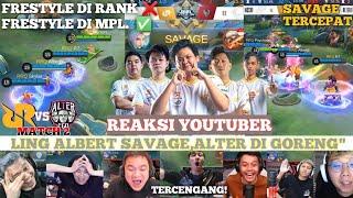 REACTION STREAMER SAAT RRQ ALBERT SAVAGEAE SAMPAI DI TAUNTING DIGORENG GORENG