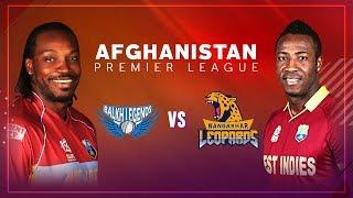 APLT20 2018 M9 Balkh Legends v Nangarhar Leopards Live Stream Afghanistan Premier League T20