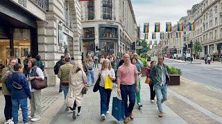 London Walk in Mayfair  London Luxury Window Shopping  New Bond Street Regret Street 4K HDR