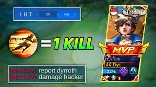 DYRROTH 2nd SKILL = 1 KILL THEY THINK IM USING CHEAT