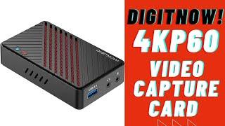 DIGITNOW 4Kp60 HDMI Video Capture Card  UNBOXING