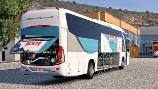 ETS2 1.50  Marcopolo G7 1200 + Mapa Sertao  Free Download Bus Mod  Euro Truck Simulator 2