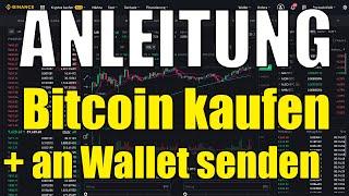 ANLEITUNG ️ Bitcoin kaufen und an WALLET versenden sehr schnell & günstig