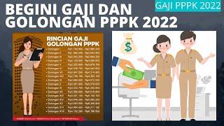 BEGINI GAJI DAN GOLONGAN PPPK 2022