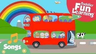 The Wheels on the Bus  Toddler Fun Learning  Nursery Rhyme