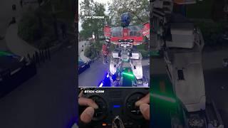 FPV Freestyle around Optimus Prime in a closed Leicester Square  #fpv