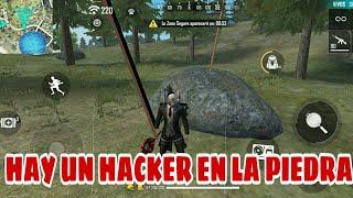 #hacker #piedra #freefire  ENCONTRÉ UN HACKER EN UNA PIEDRAFREE FIRE