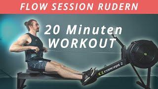 RUDERGERÄT TRAINING - 20 Min. Flow Session am Morgen für klaren Kopf und mehr Energie