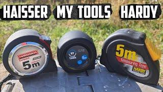 На что обращать внимание при выборе рулеток? Hardy My tools Haisser. Askerovich