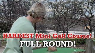 We played one of the HARDEST Mini Golf Course  Mini Golf Tournament  FULL ROUND