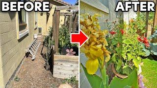 Amazing Garden Transformation  From Dirt To Beautiful Oasis