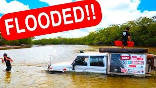 $200k Landcruiser flooded crossing the Jardine River