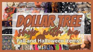Dollar Tree Shop With Me  AWESOME NEW Fall and Halloween Items