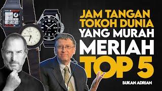 Top 5  Jam tangan Tokoh Dunia Yang MURAH MERIAH dan masih bisa di Beli️️#bukanadrian