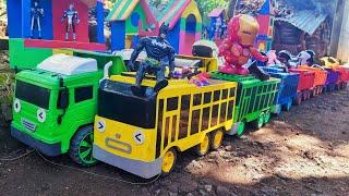 Mobil Truk Tronton Tayo Panjang Penuh Mobil Mobilan Excavator Truk Oleng  Ambulance Pemadam