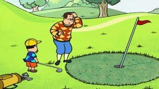 Great Golf Club Chase  The Little Lulu Show  Funny Cartoons for Kids  Classic Cartoons