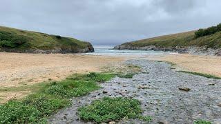 Family Travel Vlog - Polly Joke Beach  Newquay Cornwall Travel Destinations