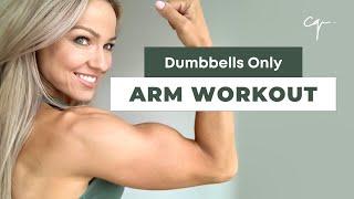 Arm Workout at Home  Dumbbells Only