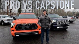 Toyota Sequoia Pro vs Capstone  Which should you buy?