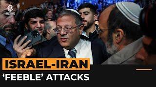 Israeli minister suggests reported attack on Iran was ’feeble’