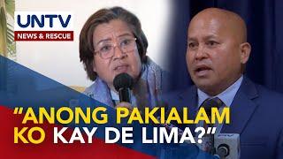 Sen. Dela Rosa iginiit na walang motibo para idiin si De Lima at Peter Lim