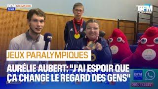 Jeux paralympiques 2024 médaillée dor Aurélie Aubert de retour en Normandie