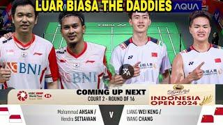 LUAR BIASA M. AhsanHendra vs Liang wei kengWang Chang  Indonesia Open 2024