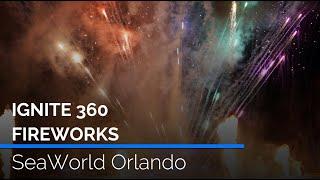 Ignite 360 Fireworks at Electric Ocean 2022  SeaWorld Orlando