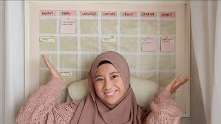 Bikin Jadwal Easy Planner Board DIY