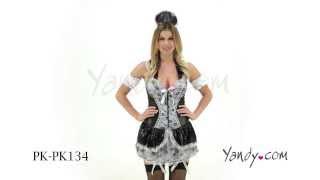 Deluxe Shaper French Maid Costume PK PK134