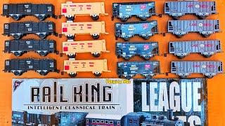 H0 Scale Rail King Train Set  Unboxing and Short Run