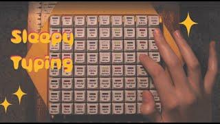 Typing on a Key Switch Tester  ASMR No Talking