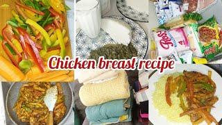 HOW TO COOK CHICKEN BREAST RECIPEGROCERY RESTOCK +MORE