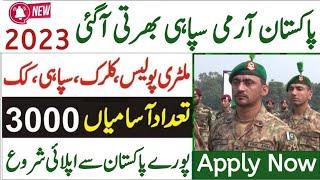 Pak Army Soldier Jobs 2023  Soldier Jobs in Pak Army  Pak Army Jobs