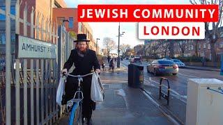 Hasidic Jewish Community in London  Europes Largest Jewish Community  Walking Tour 4K