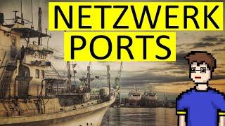 Was sind NETZWERK-PORTS?  #Netzwerktechnik