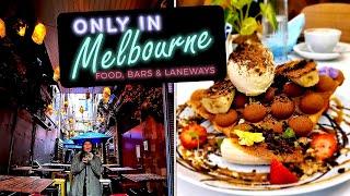 10 Things you can ONLY find in MELBOURNE  Food Bars + Laneways