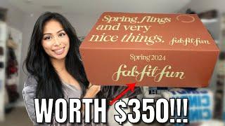 *SPOILERS* UNBOXING THE NEW FABFITFUN 2024 SPRING BOX WORTH $350 ALL 6 OPTIONS & SURPRISE INSIDE