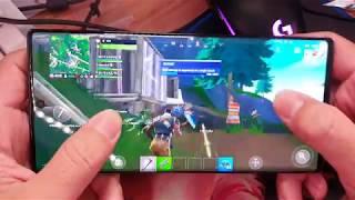 Test Game Fortnite on Samsung Galaxy Note 10+