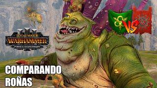 COMPARANDO ROÑAS NURGLE VS SKAVEN TOTAL WAR WARHAMMER 3 #606