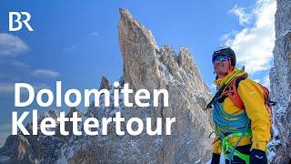 Klettern unter erschwerten Bedingungen Mit Simon Gietl in den Dolomiten  Bergauf-Bergab  BR