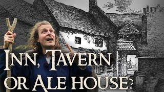 Whats the difference between medieval inns taverns and alehouses?