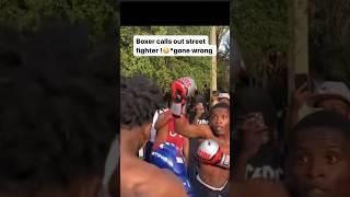 THIS WHAT HAPPENS WHEN A BOXER CALLS OUT STREET FIGHTER*gone wrong