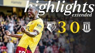 Watford 3-0 Stoke City  Extended Highlights ️