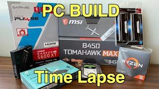 Building First Gaming PC - Ryzen 5 3600 & RX 5600 XT 14 Years Old Time Lapse 2020