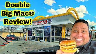 McDonalds New DOUBLE BIG MAC® REVIEW