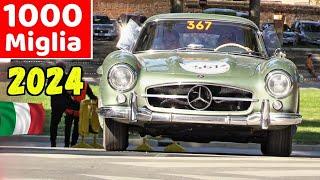 1000 Miglia 2024 - Day 5 Ferrara - Alfa 6C 1750 Lancia B24 Mercedes 300 SL Ferrari 250 MM & More