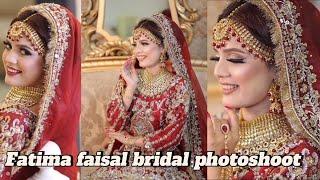 fatima faisal bridal look  sistrology fatima faisal viral look
